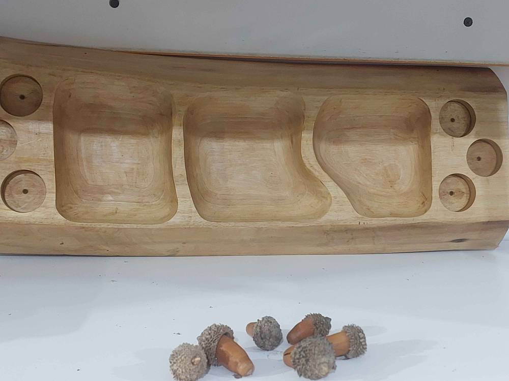 اردو خوری با چوب گردو دست ساز